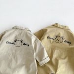 [66-90cm]ロンパース ベア カートゥーンプリント カジュアル ベビー服 - Image 6