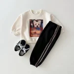 [80-130cm] レオパード カジュアル パンツ - Image 7