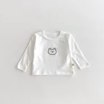 [73-100cm] 熊プリント シャツ - Image 2