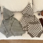 [73-110cm] フーディ付き セットアップ