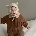 [66-90cm] 両面きれ 中綿 キルティング オールインワン - Image 3