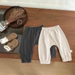 [73-110cm] バックポケット カジュアル パンツ