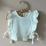 [66-100cm] スクエアフリル襟ORシンプル ロンパース - Image 12