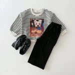 [80-130cm] 犬柄 プルオーバー トレーナー - Image 9