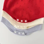 [66-90cm] レース襟 ロンパース