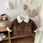 [73-110cm] コーデュロイボア アウター - Image 6