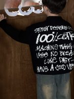 [90-140cm]アルファベットプリント ニット セーター - Image 5