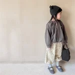 [73-120cm]カジュアルパンツ 韓国風 ドットコーデュロイ ボトムス - Image 16