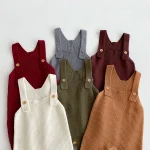 [66-100cm] シンプル ニット サロペット or インナーシャツ - Image 28