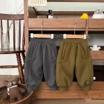 [73-110cm] ポケット付き パンツ - Image 4