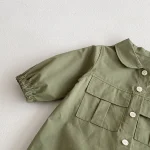 [BABY&KID]目刺しゅう オールインワン    LB5428