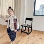 [80-130cm] コーデュロイフリース ベスト - Image 5