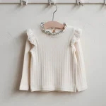 [73-120cm] 肩フリル トップス - Image 9