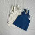 [73-100cm] リボン サロペット