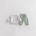 [80-120cm]セットアップ 英字柄 カジュアル 合わせやすい 二点セット - Image 5