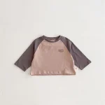 [73-100cm] カラー切り替え シャツ - Image 9