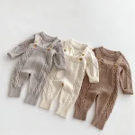 [66-100cm] ゲーブル編み セーター or サロペット - Image 33