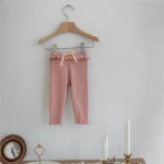 [73-100cm] リボン リブ レギンス - Image 8