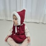 [66-90cm]とんがり 帽子 あったかノースリーブ ロンパース - Image 5