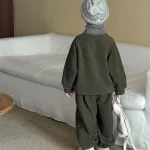 [80-150cm] フリースボタン付き セットアップ - Image 9