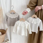 [66-10cm] レース襟 トップス - Image 15