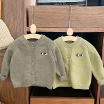 [73-110cm] 目柄 カーディガン - Image 9