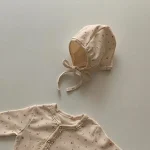 [66-90cm]ボンボン付き 花柄 オールインワン - Image 17