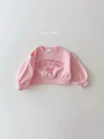 [73-120cm] リボン柄 プルオーバー トレーナー - Image 7