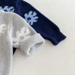 [80-130cm] 花柄 セーター - Image 4