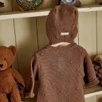 [66-90cm] ボタン付き オールインワン  or ボンネット