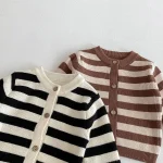 [66-90cm] ボーダーニット セットアップ - Image 11