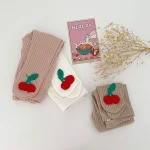 [BABY]タイツ チェリー 可愛い レギンス ボトムス - Image 2