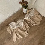 [66-90cm]韓国風レース襟 ロンパース - Image 6