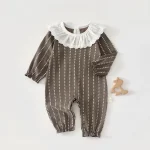 [66-90cm]ロンパース レオパードOR月柄 オールインワン