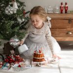 [90-150cm]インナーシャツ チュール フリル襟 トップス - Image 2