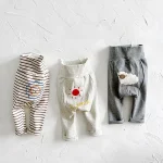 [66-90cm] 可愛い バックデザイン レギンス - Image 2