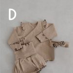 [66-90cm]トップス&ブルマ ナチュラル 赤ちゃん 柔らかい 肌に優しい ベビー服 - Image 4