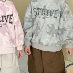 [80-150cm] 英字プリント トレーナー - Image 11