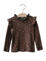 [90-150cm]フリル花柄 インナー シャツ - Image 7