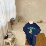 [66-110cm] 熊柄 ロンパース  or セットアップ - Image 14