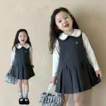 [90-140cm] フォーマル 丸襟 シャツorワンピースor2点 セット - Image 8