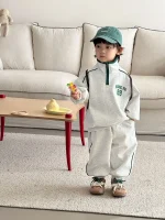 [80-150cm] 英字柄 セットアップ - Image 12