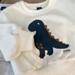 [70-120cm] 恐竜柄 プルオーバー