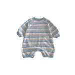 [66-90cm]ロンパース オールインワン ボーダー ベビー服 - Image 10