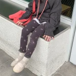 [80-130cm] リボン柄 レギンス - Image 21