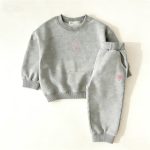 [80-120cm]シンプル トレーナー+パンツ セットアップ - Image 3