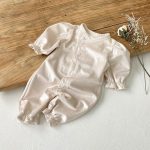 [66-90cm]ロンパース&帽子 セット 無地 肌に優しい ベビー服 - Image 9