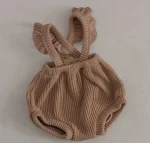 [66-90cm]INS映え 可愛い フリル  ニット サロペット - Image 2