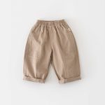 [73-110cm]ベーシック 無地 パンツ