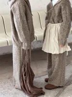 [90-140cm] ニット セットアップ - Image 16